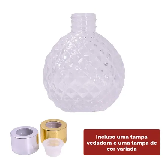 Frasco De Vidro Para Aromatizador R28/410 Bico De Jaca