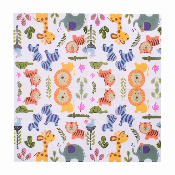 Guardanapos Decoupage 33X33Cm Infantil Com 20 Unidades