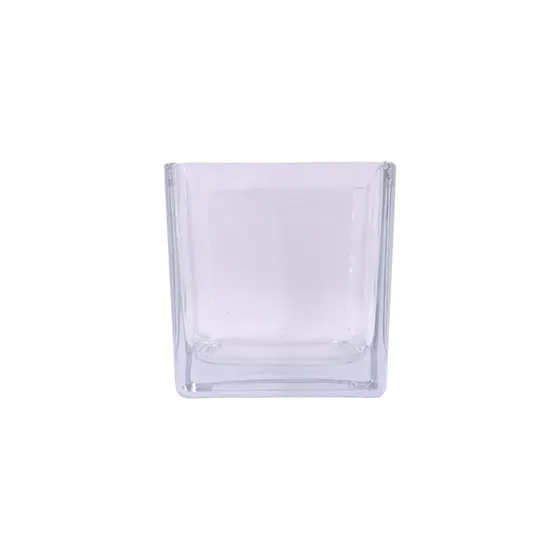 Cubo Porta Vela 300Ml Em Vidro