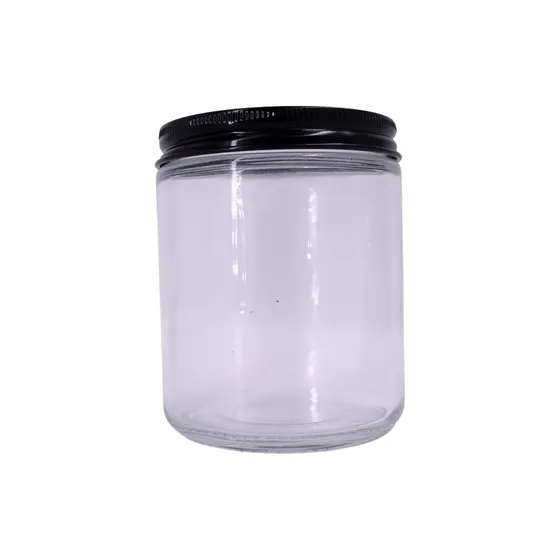 Frasco De Vidro Para Vela Com Tampa 270Ml