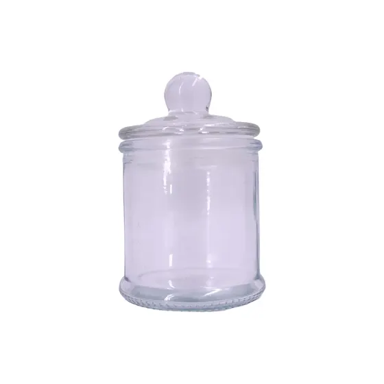 Pote Com Tampa Para Vela 100Ml Em Vidro