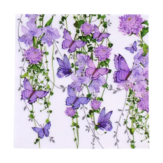 Guardanapos Decoupage 33X33Cm Floral Com 20 Unidades