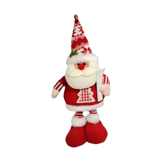 Bonecos Decorativos Natalinos 32Cm Em Poliester