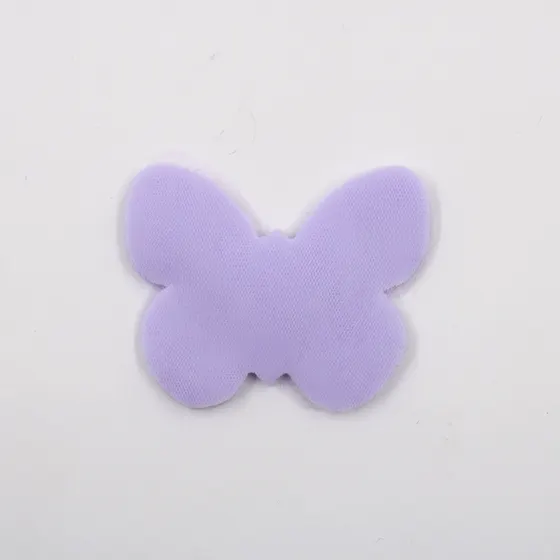 Aplique Borboleta De Organza 65Mm Com 100 Pecas