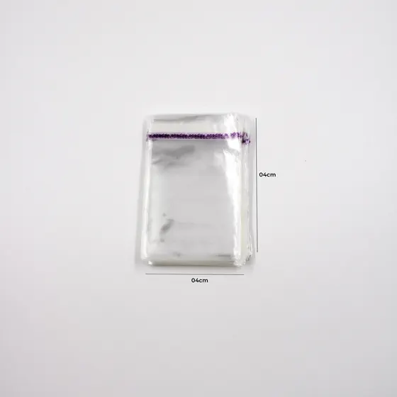 Saco Adesivado No01 04X04Cm Com 100 Unidades