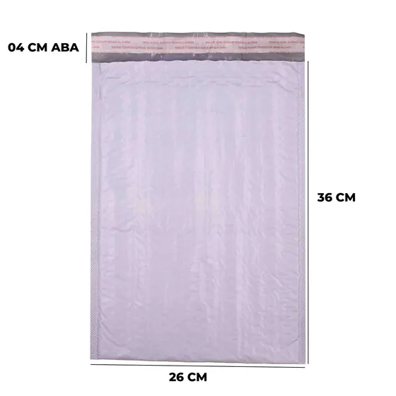 Envelope De Seguranca Com Bolha No5B 26X36Cm Com 10 Unidades