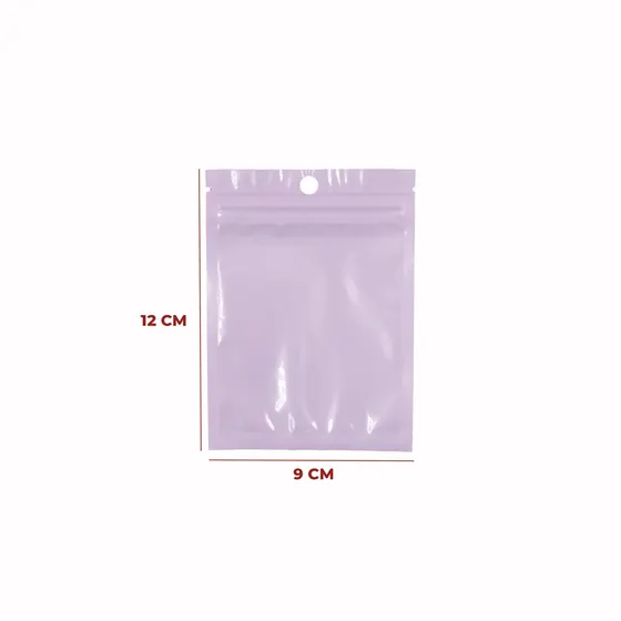 Saco Zip Fundo Branco Com Furo No2 9X12Mm 100 Unidades