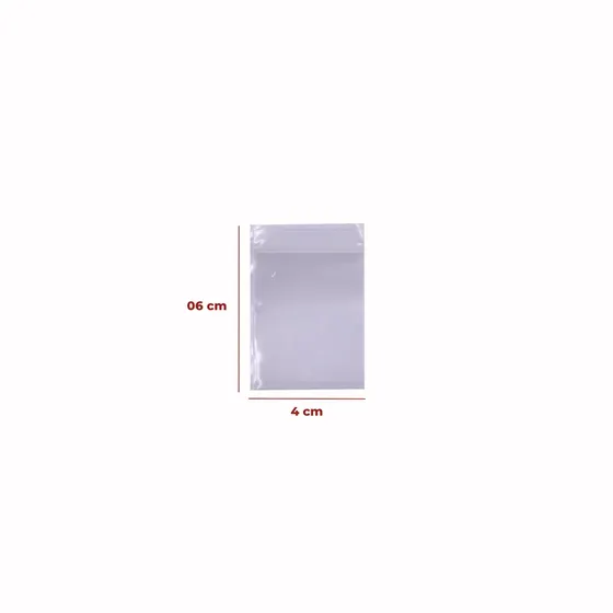 Saco Zip Lock No0 04X06Cm Com 100 Unidades