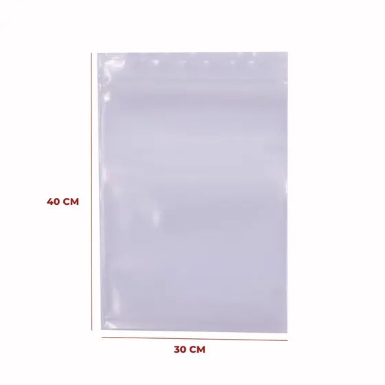 Saco Zip Lock No11 30X40Cm Com 50 Unidades