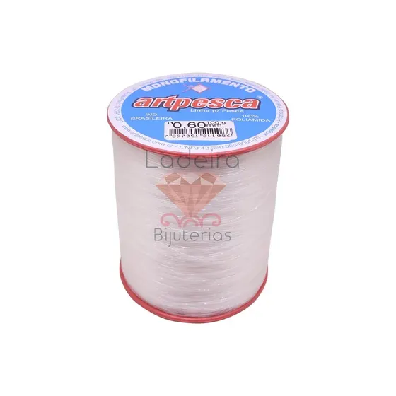 Fio De Nylon 0.60Mm Artpesca Com 100Gr 310 Metros