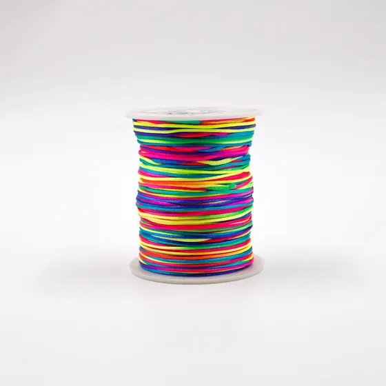 Carretel Fio De Cetim Tie Dye 01Mm Com 100 Metros 603