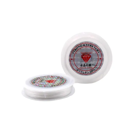Fio Elastico Lastex Strong E Stretchy 1.0Mm Com 10 Rolos De
