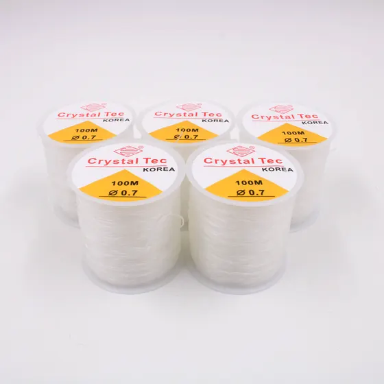 Fio De Silicone 0.7Mm Com 5 Rolos De 100 Metros