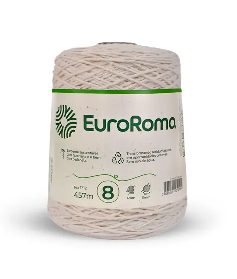 Barbante Euroroma Cru N8 4/8