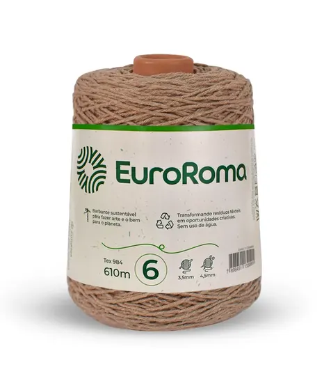 Barbante Euroroma Colorido N6 4/6 610M
