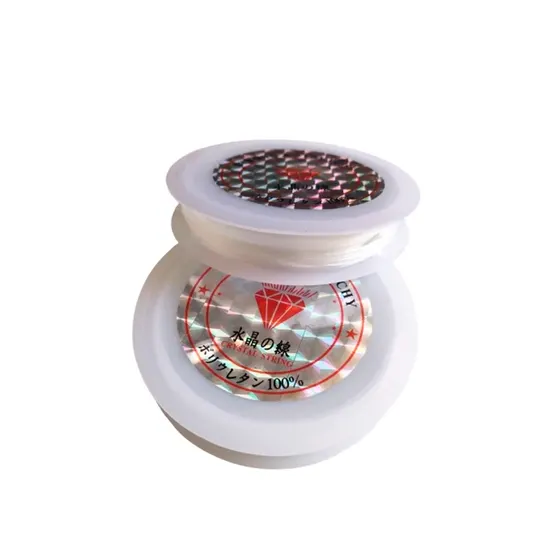 Fio Strong E Stretchy Em Lastex 0.8Mm Com 10 Rolos De 10M Cada