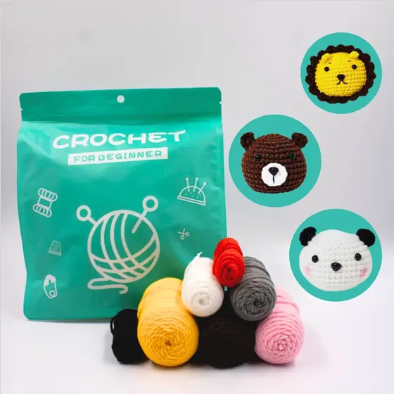 Kit Pacote Amigurumi Fazendinha Com 8 Modelos