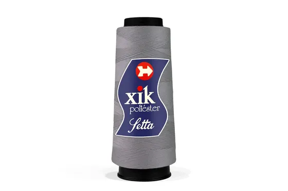 Linha De Costura Setta Xik 120 Em Poliester Com 2000 Jardas