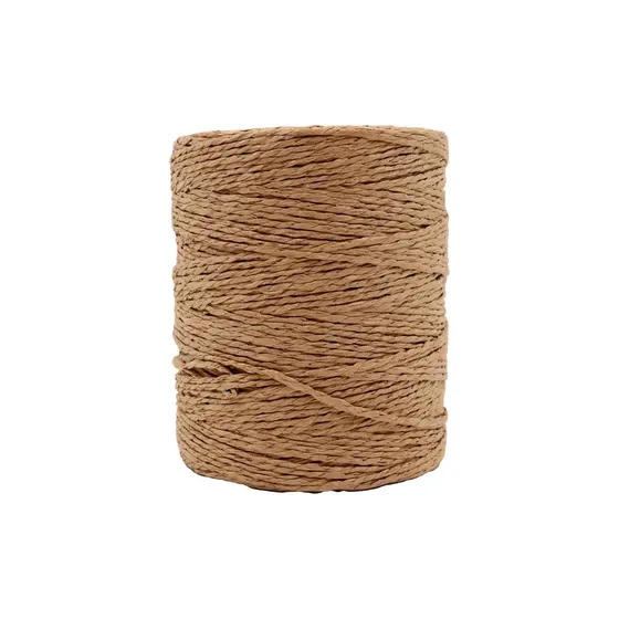 Fio De Rafia De Papel Para Croche 02Mm Rolo