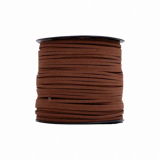Carretel De Camurca 3Mm Em Pu Com 100 Metros