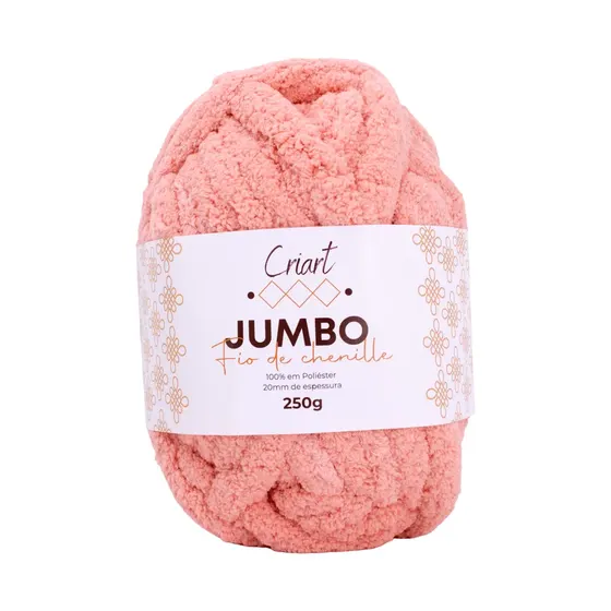 Fio De Chenille Criart Jumbo 20Mm Em Poliester