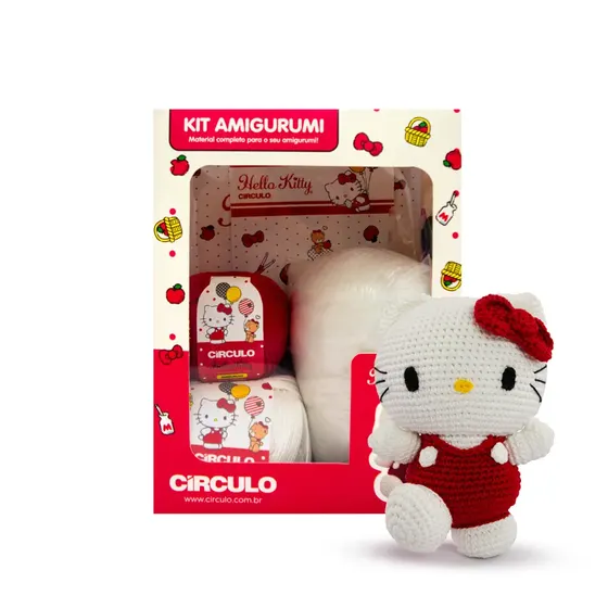 Kit Amigurumi Circulo Colecao Hello Kitty E Amigos