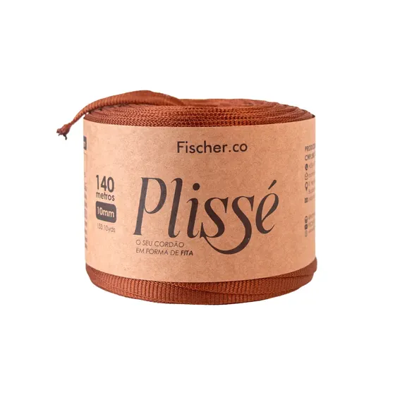 Fio Fita Plisse 10Mm Fischer Em Poliester Com 140 Metros