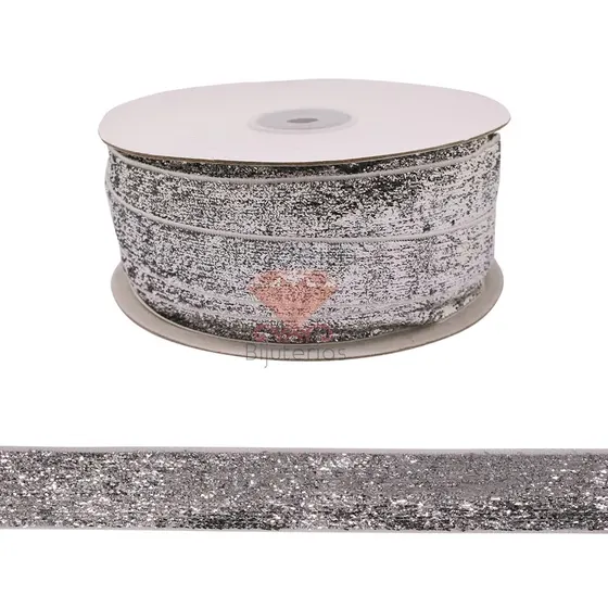 Fita Sintetica Com Glitter 20Mm Com 22 Metros