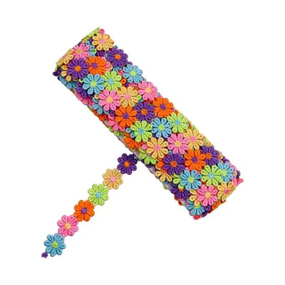 Renda Guipir Flor 25Mm Com 13 Metros