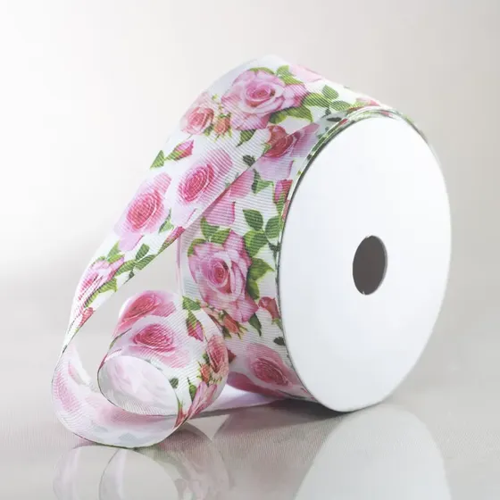 Fita Gorgurao Com Estampas Variadas 40Mm Com 18 Metros