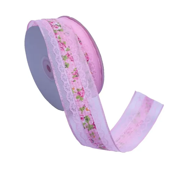 Fita Estampas Variadas Em Poliester 4.0Cm 18Mt