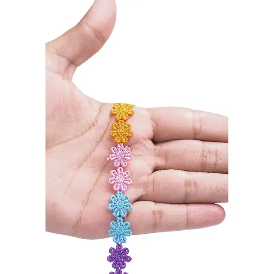 Guipir Flor 15Mm Em Poliester Com 14 Metros