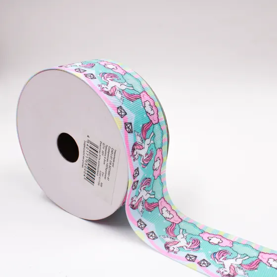 Fita Unicornio Em Poliester 4Cm 18Mt