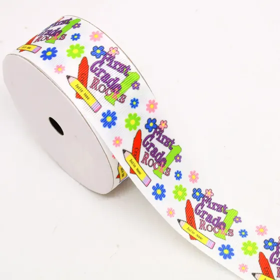 Fita De Gorgurao Escolar First 38Mm Em Poliester Com 9 Metros