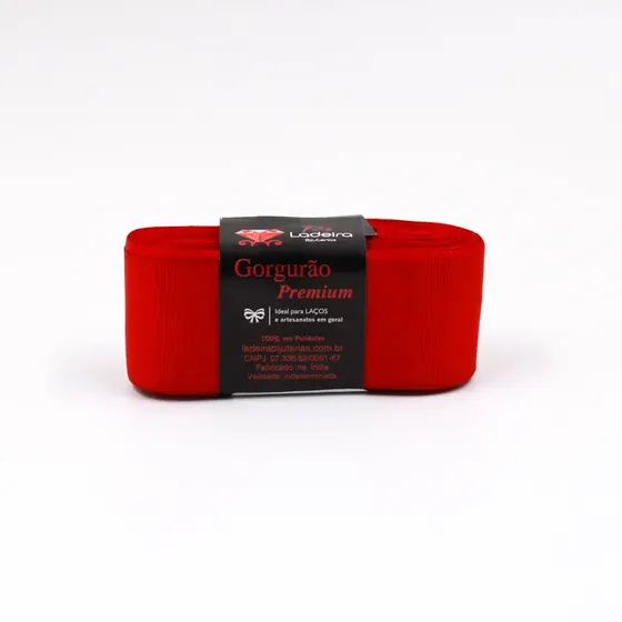 Fita Gorgurao Lisa Ladeira Premium 38Mm Em Poliester Com 10 Metros