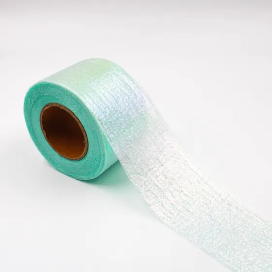 Fita Cintilante 50Mm Em Poliester Com 18 Metros