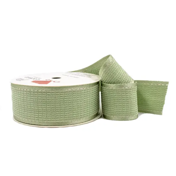 Fita Pespontada Mesclada Em Poliester 38Mm Com 9 Metros Qs-013