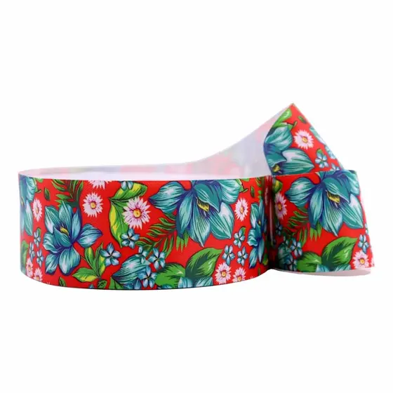 Fita De Cetim Chita Floral 38Mm Com 09 Metros