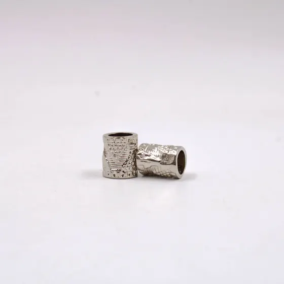 Terere Trabalhado 14X10Mm Em Zamac Com 24 Pecas - Niquel