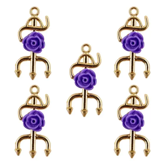 Dourado + Roxo
