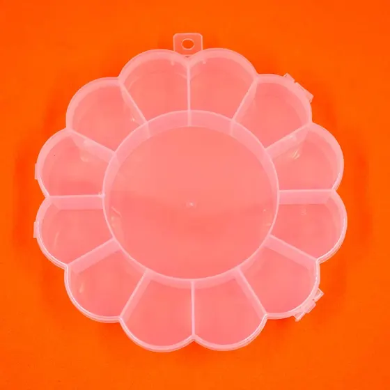 Caixa Flor Organizadora 15Cm Em Plastico