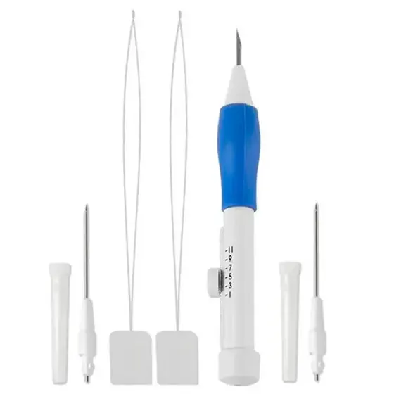 Kit Agulha Magica Ponto Russo Para Bordado