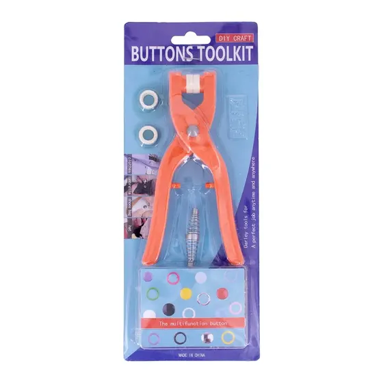 Alicate De Pressao Em Plastico Para Botao Tic Tac C/ 100 Botoes