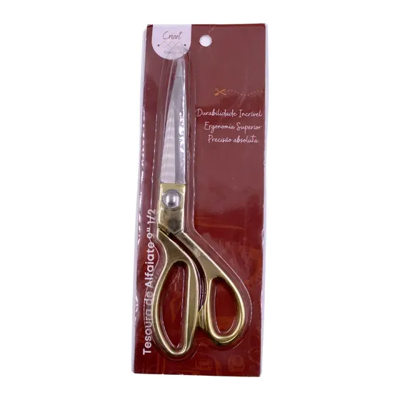 Tesoura Alfaiate Criart 7.5X23.5Cm Em Aco Inoxidavel Unidade - Dourado