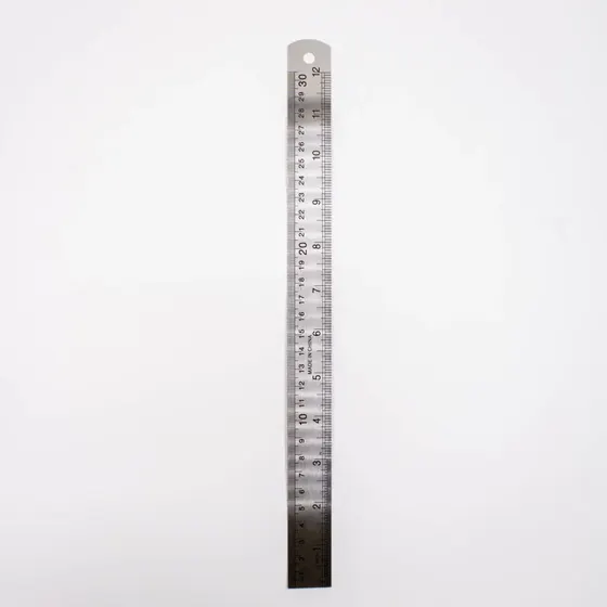 Regua De Aco Inox 30Cm