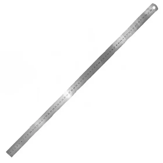 Regua De Aco Inox 60Cm