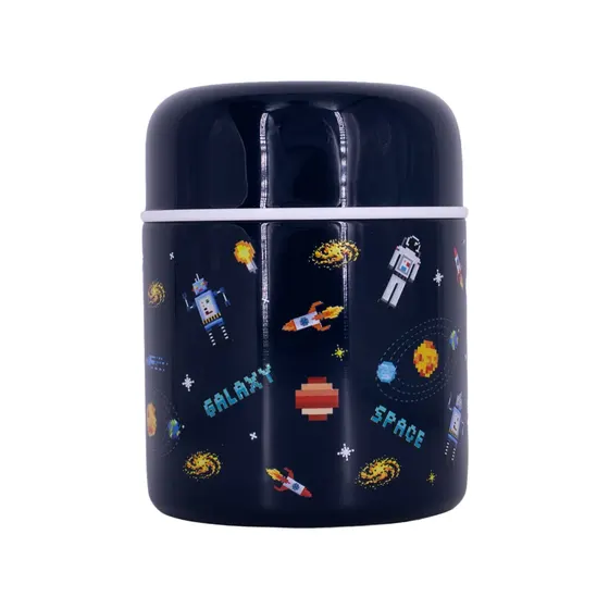 Pote Termico Com Colher Variados Em Plastico