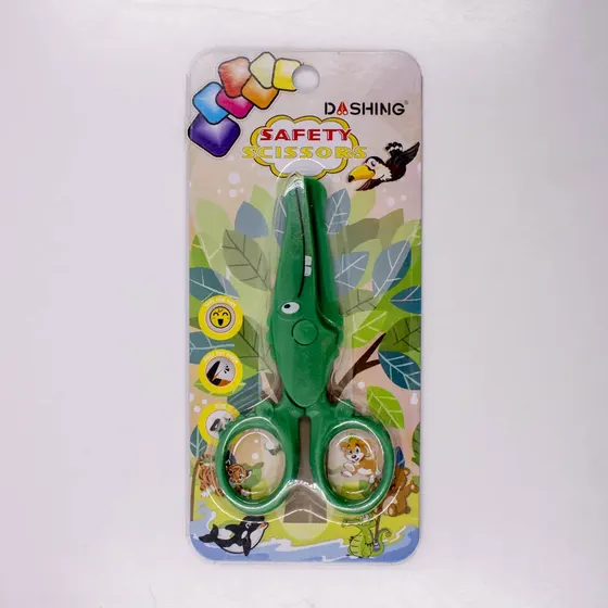 Tesoura Infantil Animais 12Cm Em Plastico