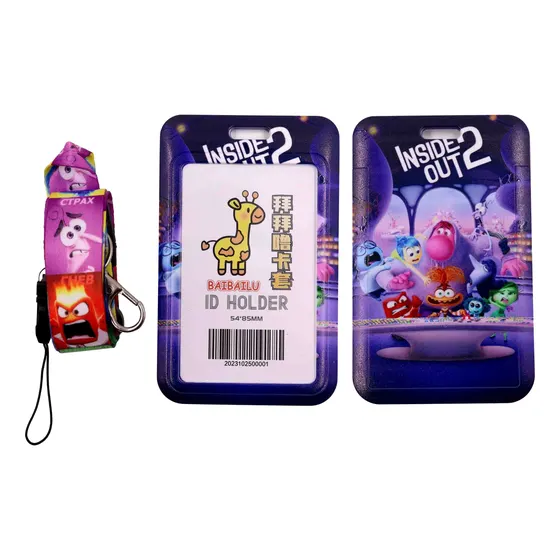 Porta Cracha Com Cordao Divertidamente Em Plastico