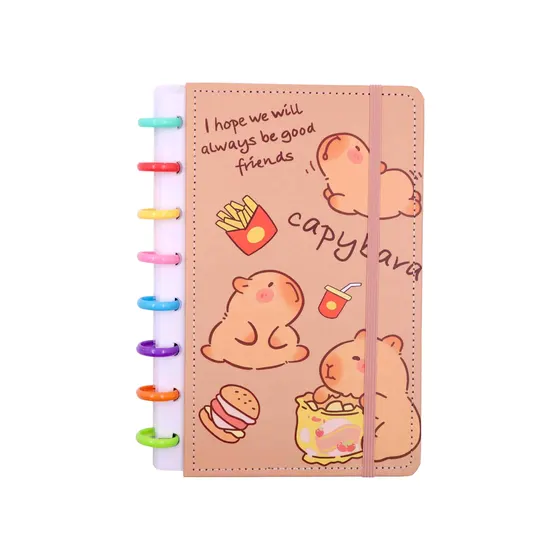Caderno Inteligente Capivaras E Fast Food A5